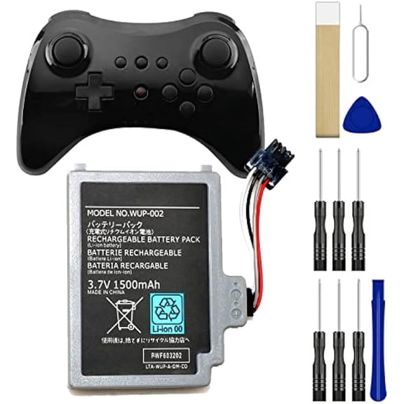 for wup012 Battery WUP-012 Replacement Battery for Nintendo Wii U Gamepad Controller Battery Free Adhesive Tool