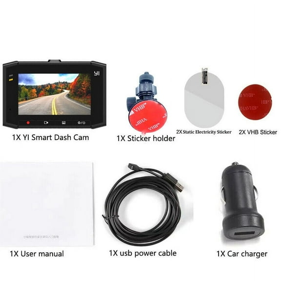 for xiao YI Smart Dash Cam For Car ADAS 2.7 Screen Full HD 1080P Dash Cam