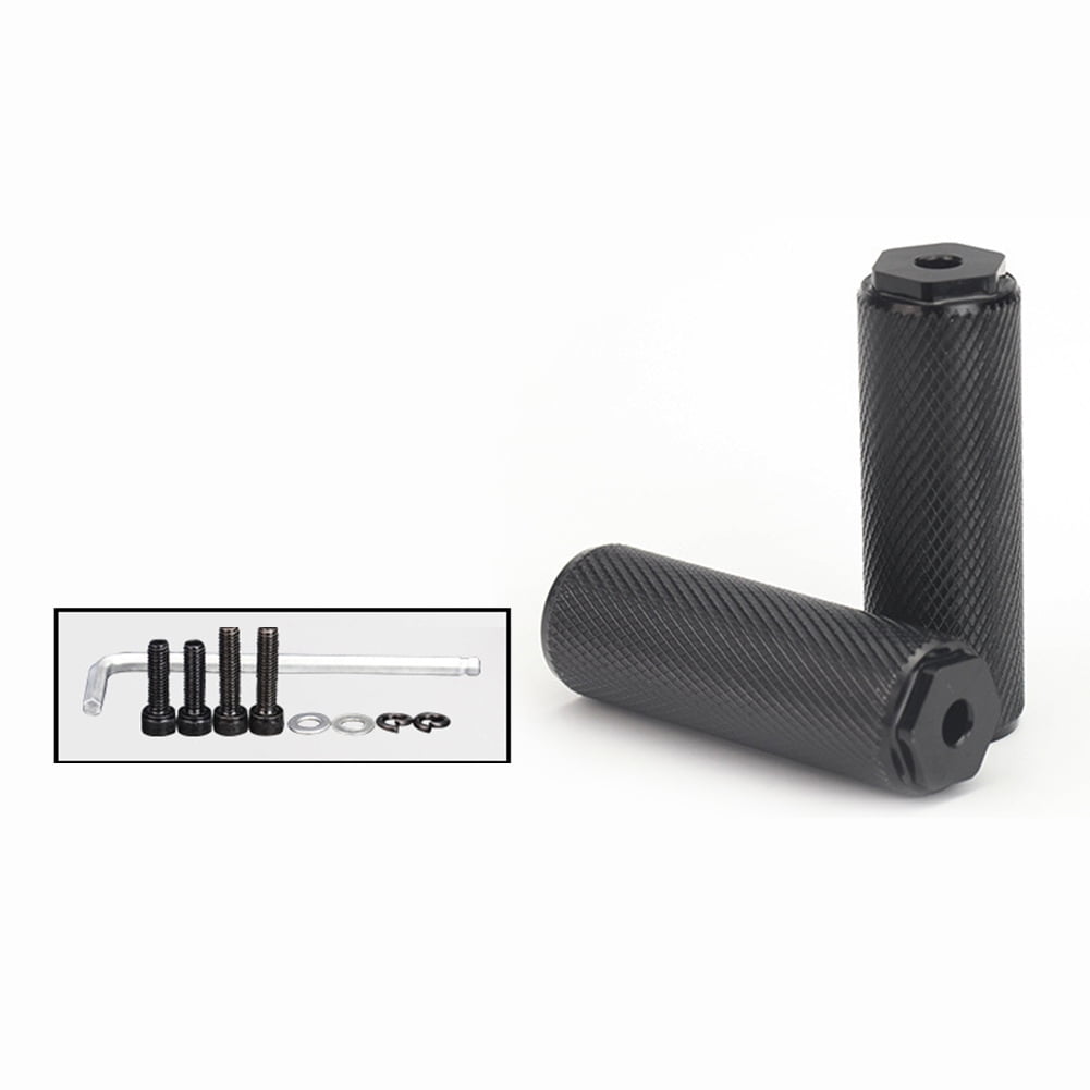 forBMX Bike MTB Aluminum Foot Pegs Bicycle Pedals Front Rear Axle with