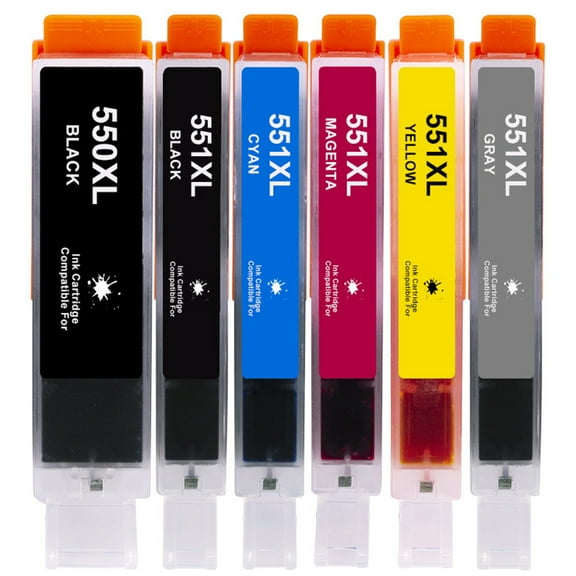 forCanon PGI-550 CLI-551 550 551XL Ink Cartridges for Pixma IP7250 MX925 MG5650