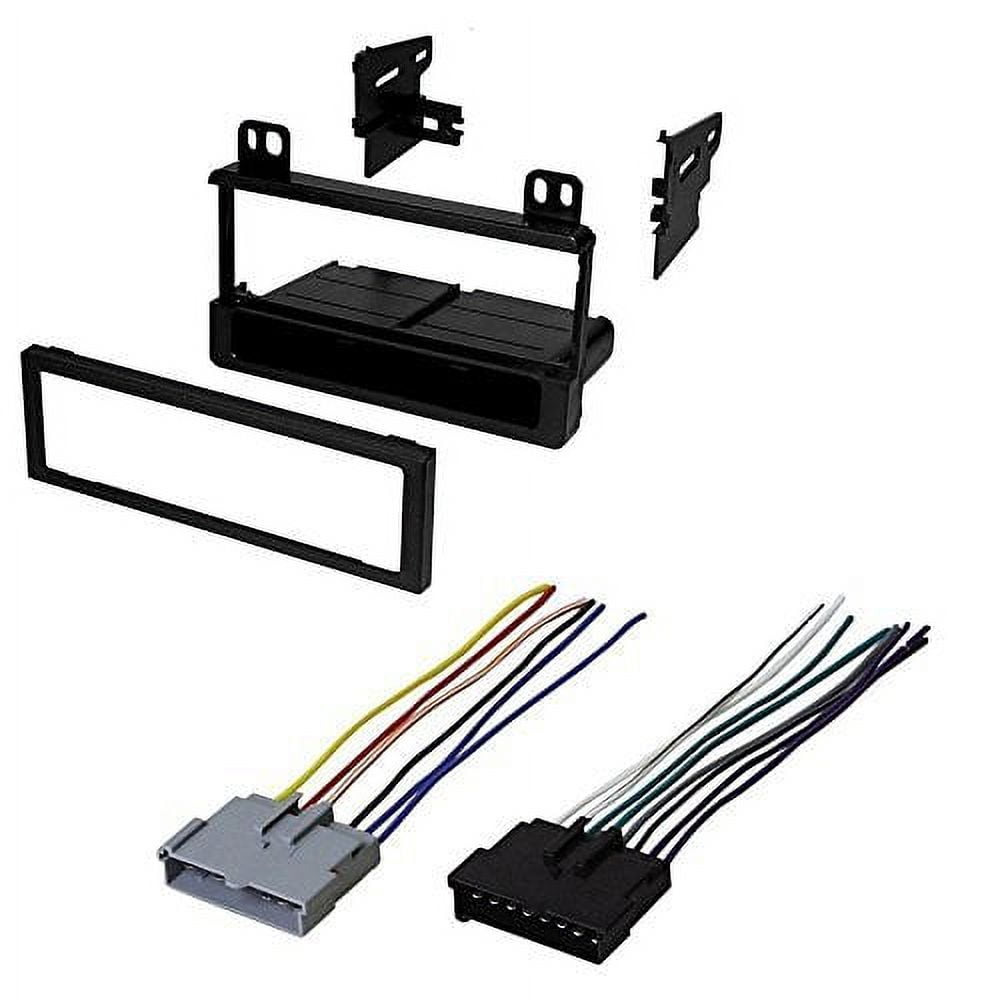 ford 1997 2008 econoline car stereo dash install mounting kit wire harness radio antenna