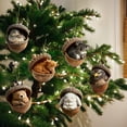 thumbnail image 1 of forest Animal Acorn Ornaments, Handmade Christmas Woodland Decor with Cute Animal Designs, Perfect for Christmas Tree Home Mantel Holiday Indoor Outdoor Decoration, 4in, F, 1 of 9