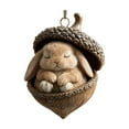 thumbnail image 1 of Taicans forest Animal Acorn Ornaments,Woodland Friends Acorn Ornament,Creative Hanging Christmas Decorations,Cozy Pine Acrylic 2D Xmas Tree Decor,Hedgehog Figurine Decorative Home Party, 1 of 5
