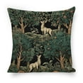 thumbnail image 1 of forest deer Linen toss pillowcase decoration pillowcase gifting preferred 20x20 inch cushion cover sofa pillowcase sofa bedroom living room car, 1 of 8