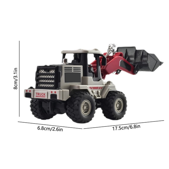 forklift Model, Alloy Engineering Vehicle Simulation Load Bulldozer Dump Truck for Children Boy Toy Car