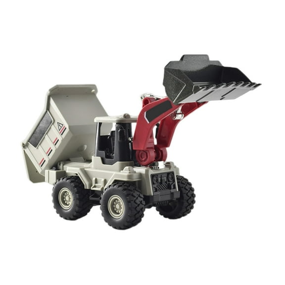 forklift Model Toy, Alloy Engineering Vehicle, Simulation Load Bulldozer Dump Truck, Durable Plastic Construction for Kids Safe Play and Parent Child Interaction