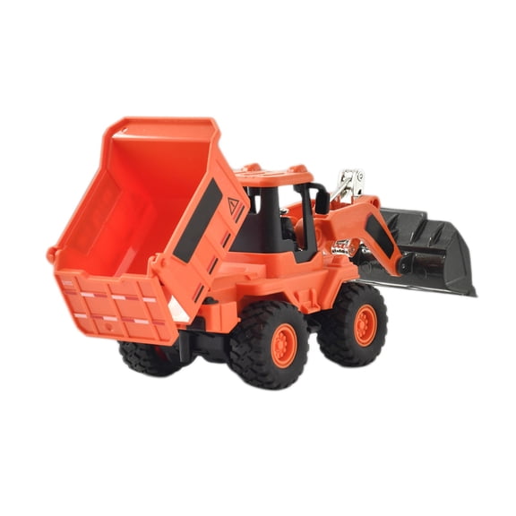 forklift Model Toy, Alloy Engineering Vehicle, Simulation Load Bulldozer Dump Truck, Durable Plastic Construction for Kids Safe Play and Parent Child Interaction