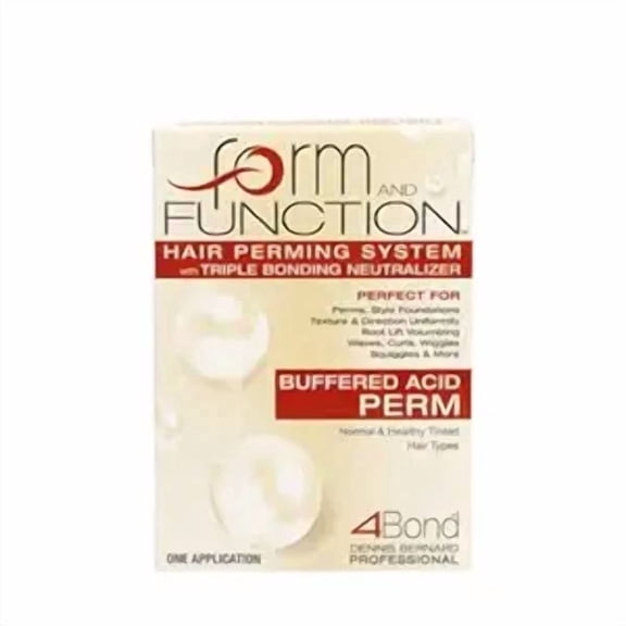 form AND FUNCTION Hair Perming System with Triple Bonding Neutralizer | Buffered Acid Perm | Normal & Healthy Hair Types | pH 8.2-8.4