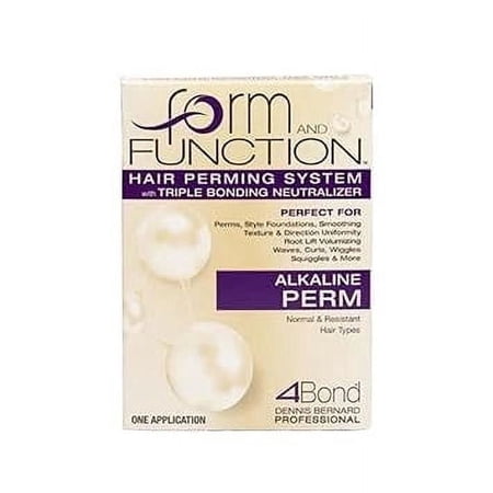 form AND Function Hair Perming System with Triple Bonding Neutralizer | Alkaline Perm | Normal & Resistant Hair Types | pH 9.4-9.6-8.0