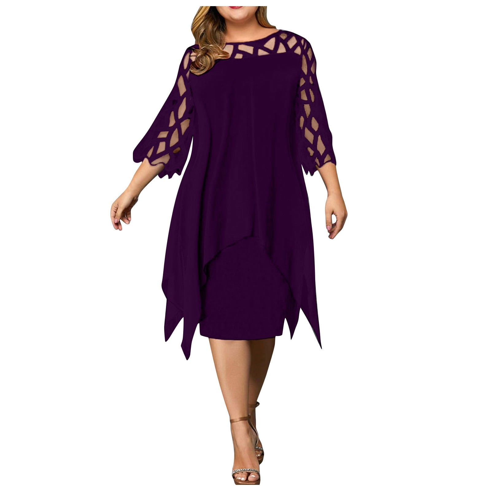 formal Dresses, Fitted Sweater Dress Plus Size Hawaiian Dress for Women