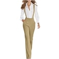 thumbnail image 1 of formal Jumpsuits for Women Lightweight Dressy Casual Rompers Sumemr Straight Fit Overalls with Pockets, 1 of 7