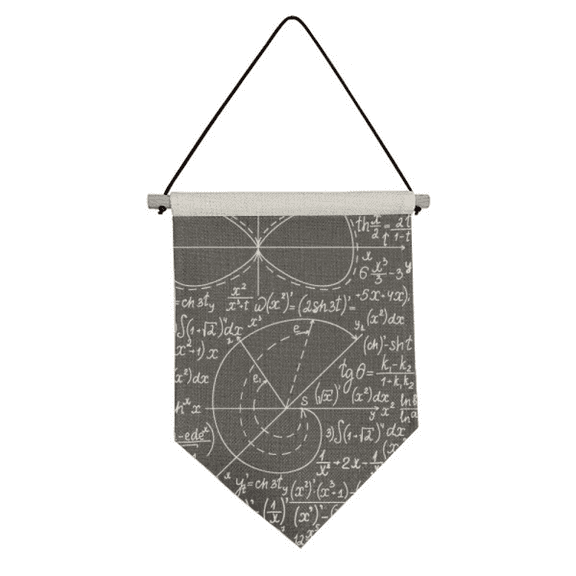 formulas science calculus Canvas Flag Hanging Wall Art Decor Banner