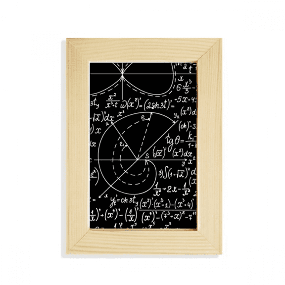 formulas science calculus desktop display photo frame picture art painting 5x7 inch
