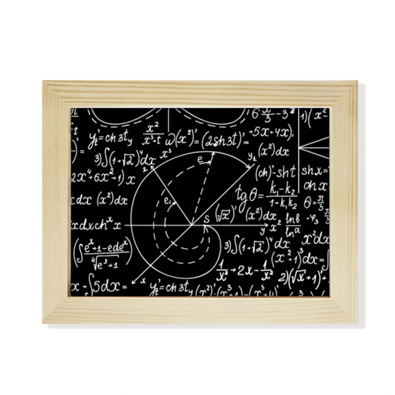 formulas science calculus desktop photo frame picture art decoration painting 6x8 inch