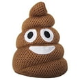 thumbnail image 1 of fouFIT Poop Emoji Plush Dog Toy with Squeaker, 1 of 4