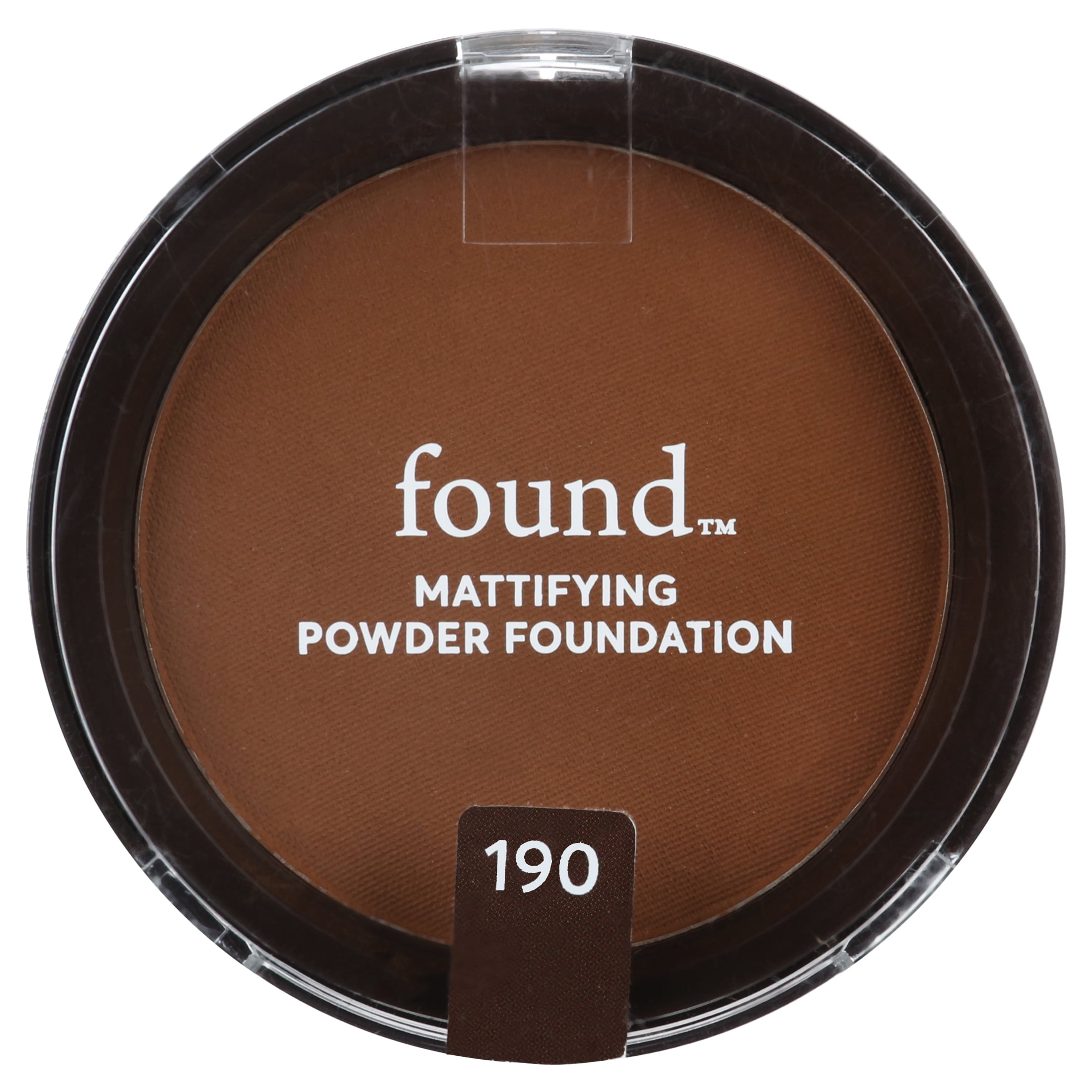 found Mattifying Powder Foundation with Rosemary, 190 Rich, 0.28 fl oz