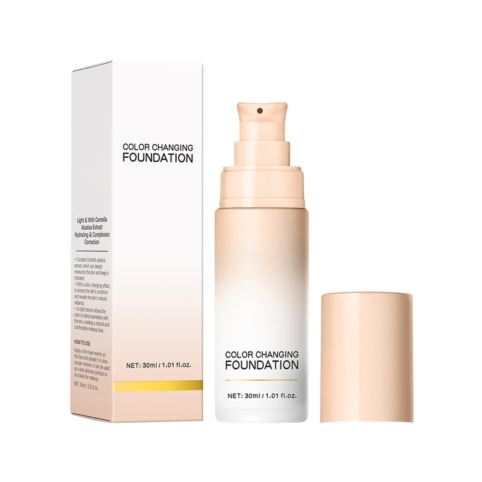 Color Changing Foundation – Farbwechselnde Foundation Für Reife Haut, Schweißfest & Feuchtigkeitsspendend