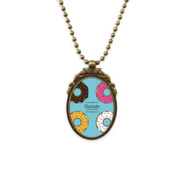 four color dessert sweet food antique necklace vintage bead pendant keychain