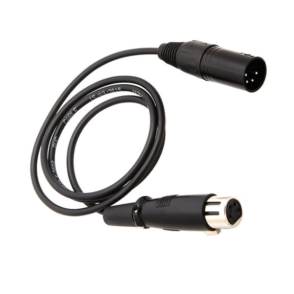 four pin XLR Male Cable 100 Cm Female Power For Digital SLR Camera Photography Electronic Accessories