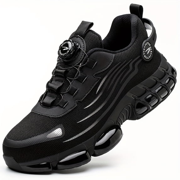Men's low-top solid color four-season comfortable protection shoes, wear-resistant shoes FOR Outdoor work shoes