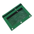 thumbnail image 1 of Pencil Pouch for 3 Ring Binder, Zipper Pencil Pouch, Clear Window Pencil Case for Binder, Binder Pencil Pouch, Pencil Bag with Zipper,Green, 1 of 6