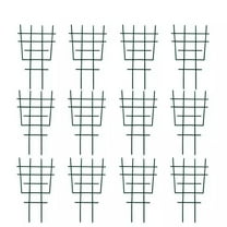 12 Pcs Garden DIY Mini Climbing Trellis Plastic Superimposed Potted Plant Support Garden Trellises for Potted Climbing Plants Vines