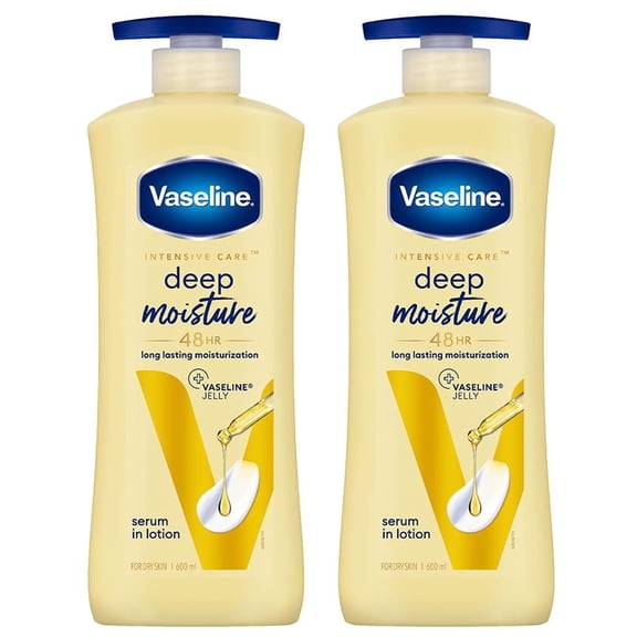 fourthline Intensive Care Deep Moisture Nourishing Body Lotion 600 ml, Daily Moisturizer for Dry Skin, Gives Non-Greasy, Glowing Skin - For Men & Women (Pack of 2)
