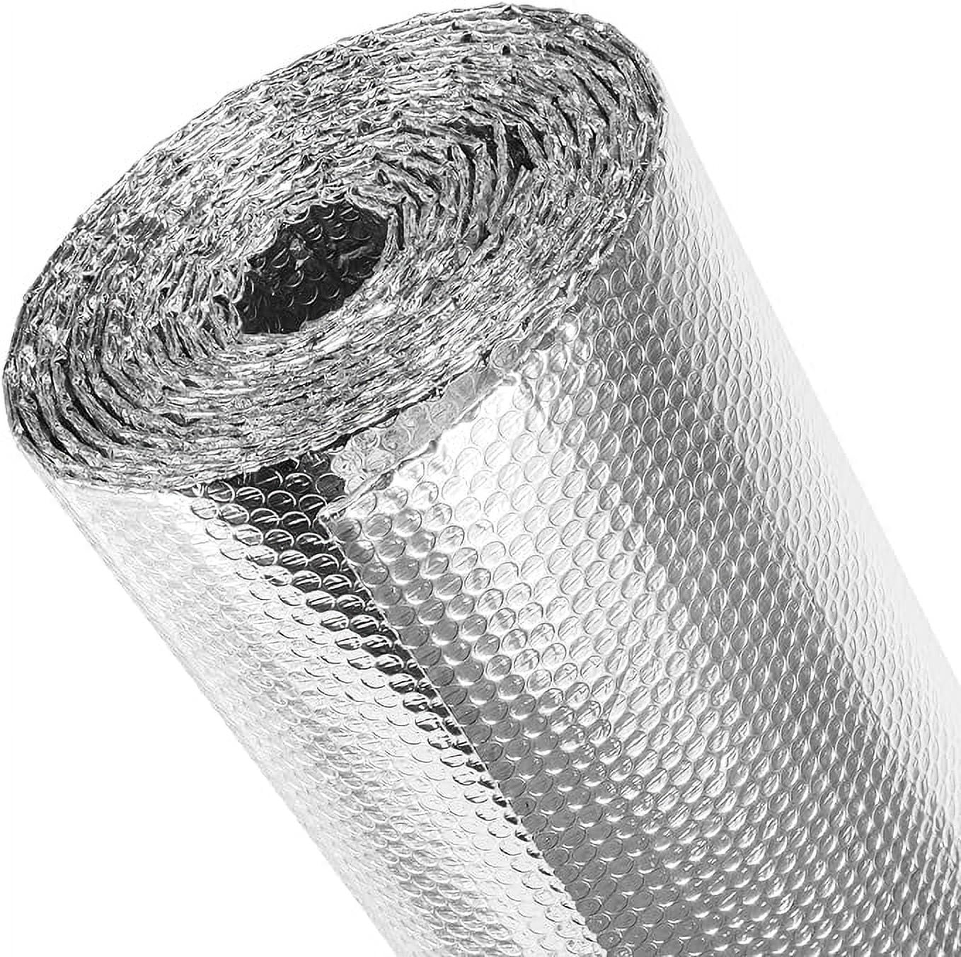 3mm Reflective Insulation Roll - 8ft X 20ft Foam Core Radiant Barrier For Attic, Walls, Soundproofing