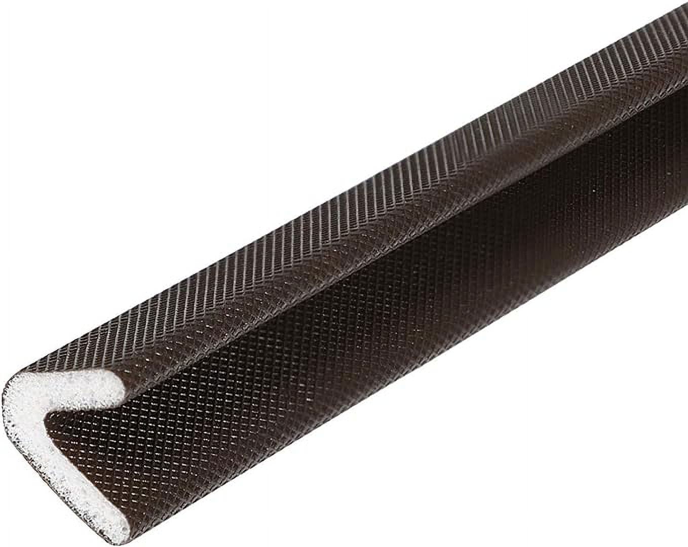 fowong V Shape Weatherstrip Brown, 1/2 Inch Wide X 19 Feet Long