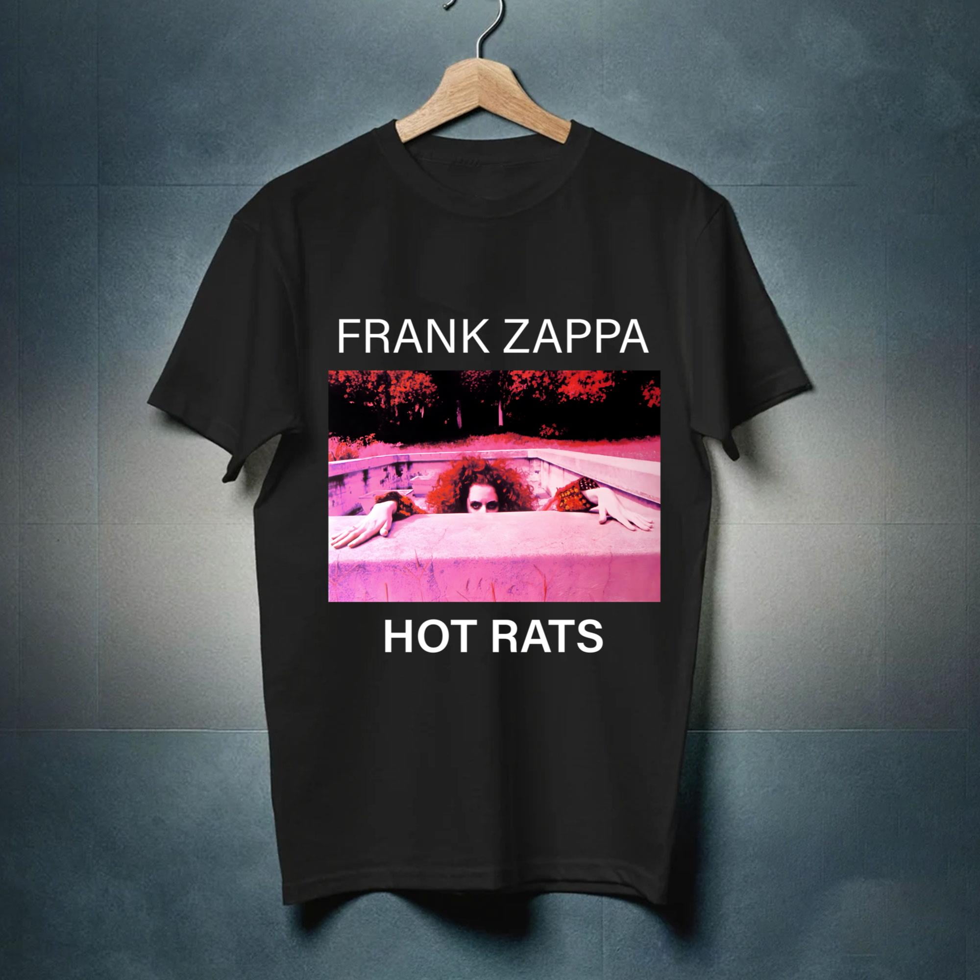 frank zappa hot rats album retro music t-shirt black gift for fans ...