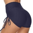 thumbnail image 1 of frariair Athletic Shorts for Women High Waisted Yoga Sports Ruched Butt Lifting Workout Running Hot Leggings Navy, 1 of 3