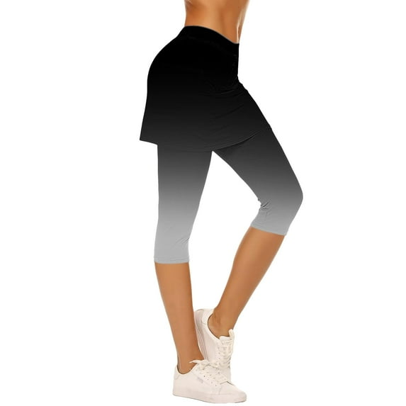 frariair Breathable Racquet Sport Skirt For Women With Attached Compression Shorts UV Protective Fabric Gym To Club Transition Black