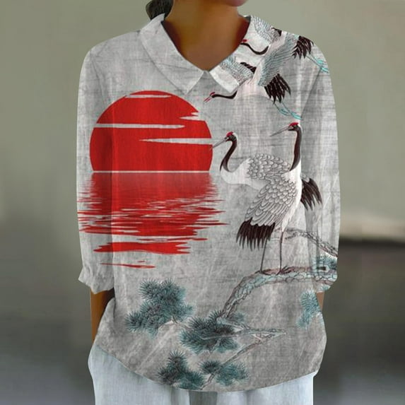 frariair Comfortable Independence Day Themed Ladies T-Shirt Breathable Crewneck Top For Summer Parties And Casual Wear Red