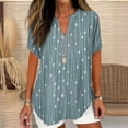 thumbnail image 1 of frariair ​Cotton Linen Casual Blouse Featuring Retro Embroidery Perfect For Artisan Market Visits​ Dark Gray, 1 of 5