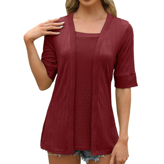 frariair ​Designer Inspired Blend Top Featuring Architectural Neckline Perfect For Fashion Week Off-Duty Looks​ Red