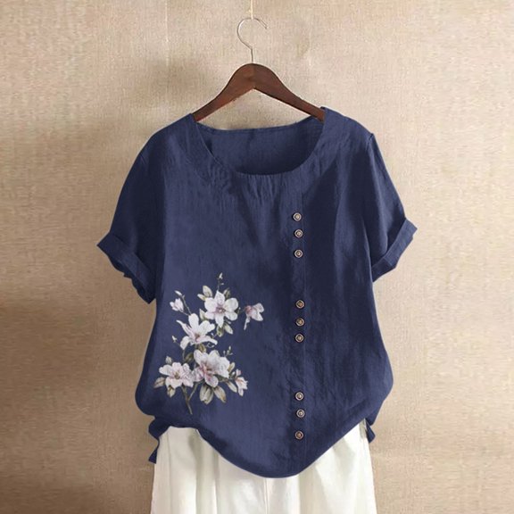 frariair Eco-Friendly Relaxed Fit T-Shirt Featuring Lightweight Fabric Perfect For Warm Weather Comfort And Casual Versatility Navy