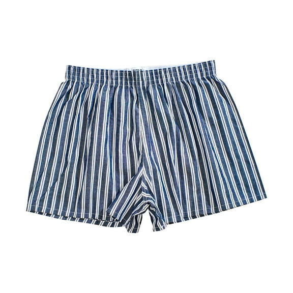 frariair ​Fashion Gingham Cotton Sleep Shorts For Women Soft Lounge Home Wear Comfortable Elastic Waist​ Navy