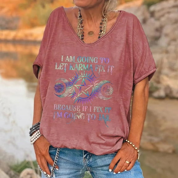 frariair ​Fashion Motto T-Shirt Featuring Relaxed Fit Silhouette Perfect For Streetwear Expression And Social Media Moments​ Red