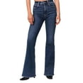 thumbnail image 1 of frariair Flare Jeans for Women High Waist Baggy Wide Leg Stretchy Denim Pants Y2 K Dark Blue, 1 of 4
