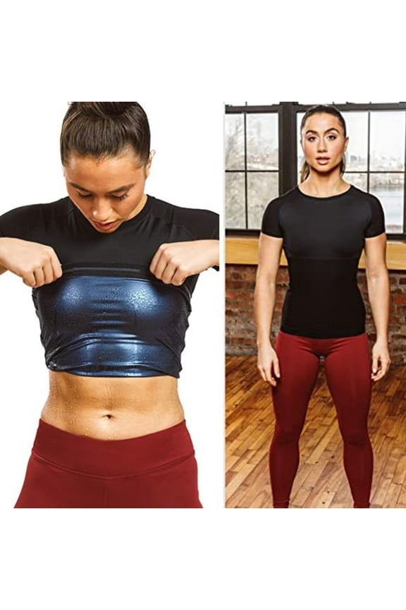 ​High-Intensity Workout Shirt Featuring Heat Activation Technology For Maximum Sweat Production During Training Sessions​ Blue