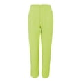 thumbnail image 1 of frariair ​High Waisted Cropped Dress Pants For Women Stretchy Work Wear With Side Pockets Professional Comfort Fit Slacks​ Yellow#1, 1 of 5