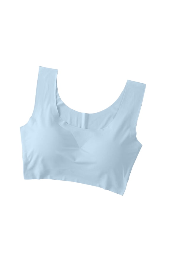 Ladies Maximum Control Sports Bras Breathable Activewear Crop Top For Large Bust Support And Gym Fitness Training Blue