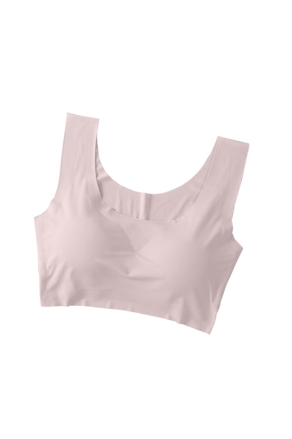 ​Ladies Maximum Control Sports Bras Breathable Activewear Crop Top For Large Bust Support And Gym Fitness Training​ Pink