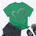 thumbnail image 1 of frariair Ladies Trendy Graphic Tee With Embroidered Accents And Relaxed Fit For Laid-Back Weekend Outings Mint Green, 1 of 3
