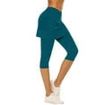 thumbnail image 1 of frariair ​Performance Tennis Skirts With Compression Shorts For Women Quick Dry Athletic Wear For Golf Gym Court Activities​ Green, 1 of 6