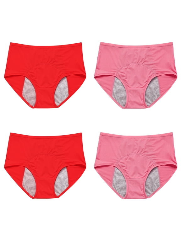 Period Underwear for Women Mesh Breathable And Leak Proof Pants Before After Menstruation Medium High Waisted Shapewear for Women