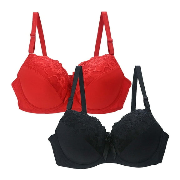 frariair Plus Size Bras For Women Women's Underwear BCDE Cup Bra Lace Lingerie Lace Bras for Women