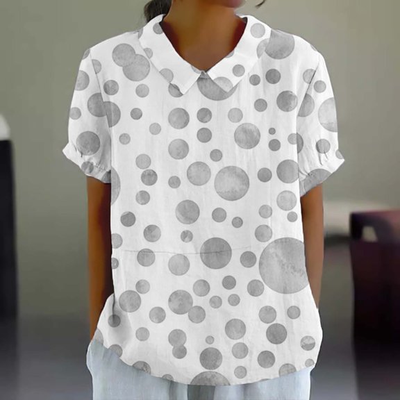 frariair ​Seven Sleeve Casual Top Featuring Flowy Silhouette Perfect For Museum Date Nights​ Grey