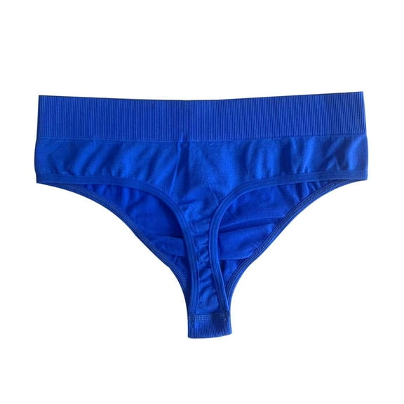frariair Thongs for Women High Waisted Bikini Underwear Smooth Hipster Breathable Ladies Seamless Underwear for Women