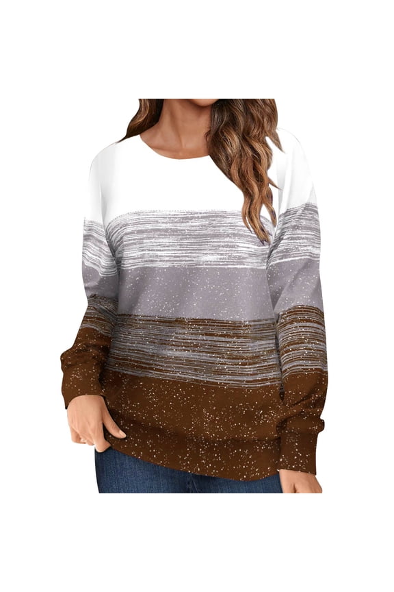 Women's Autumn And Winter New Casual Loose Striped Long Sleeve Versatile Pullover Sweater Junior Vintage Sweater Wear Women
